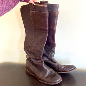 Frye Knee High Leather Boots